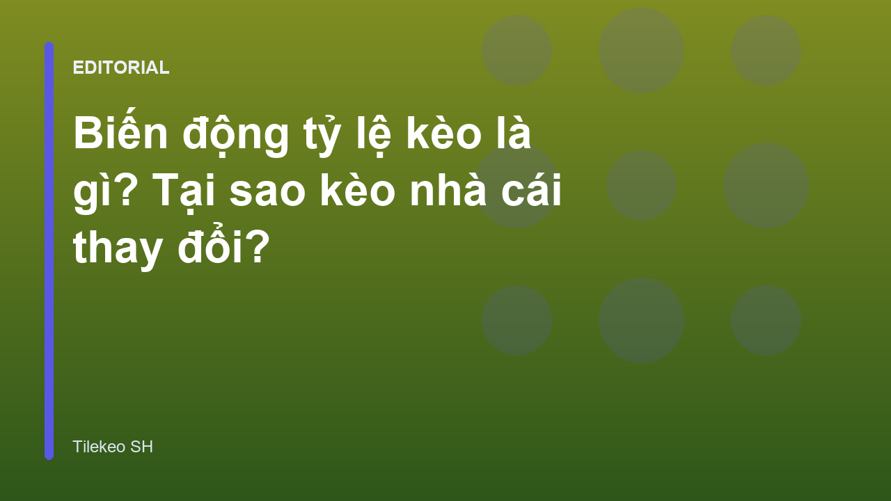 Biểu đồ minh họa biến động tỷ lệ kèo bóng đá